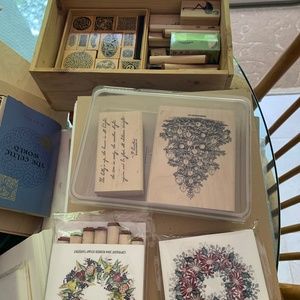 Crafters -Stamps and paper